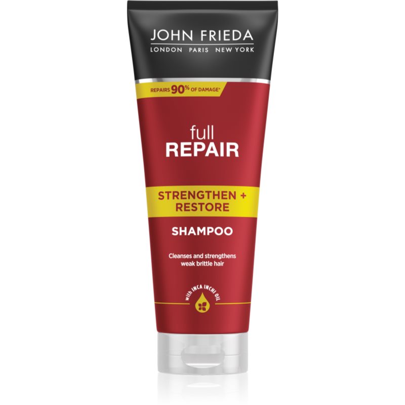 John Frieda Full Repair Strengthen+Restore stärkendes Shampoo mit regenerierender Wirkung 250 ml
