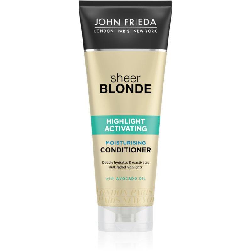 John Frieda Sheer Blonde Highlight Activating feuchtigkeitsspendender Conditioner für blonde Haare 250 ml