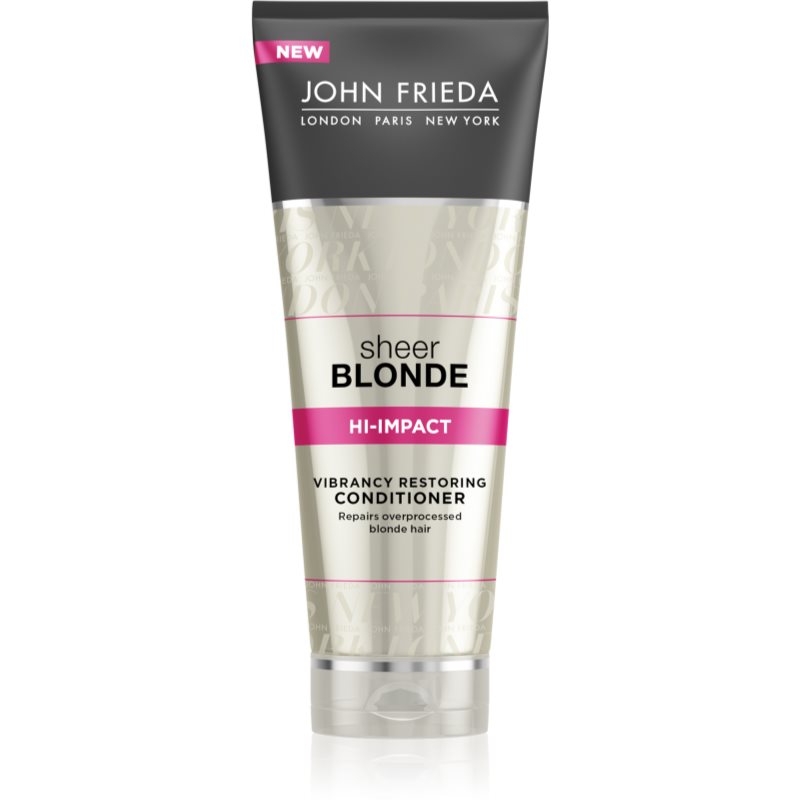 John Frieda Sheer Blonde acondicionador regenerador para cabello rubio 250 ml