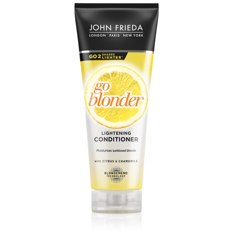 John Frieda Sheer Blonde Go Blonder acondicionador aclarante para cabello rubio 250 ml