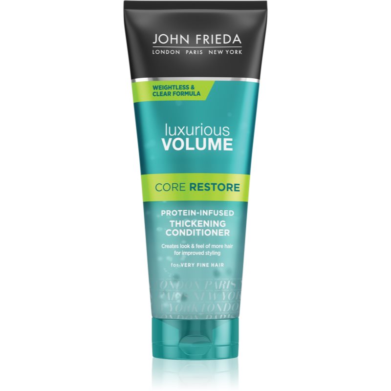 John Frieda Luxurious Volume Core Restore acondicionador para dar volumen al cabello fino 250 ml