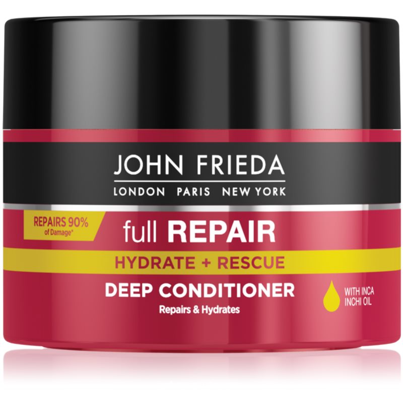 John Frieda Full Repair Hydrate+Rescue regenerierender Conditioner mit Tiefenwirkung mit feuchtigkeitsspendender Wirkung 250 ml