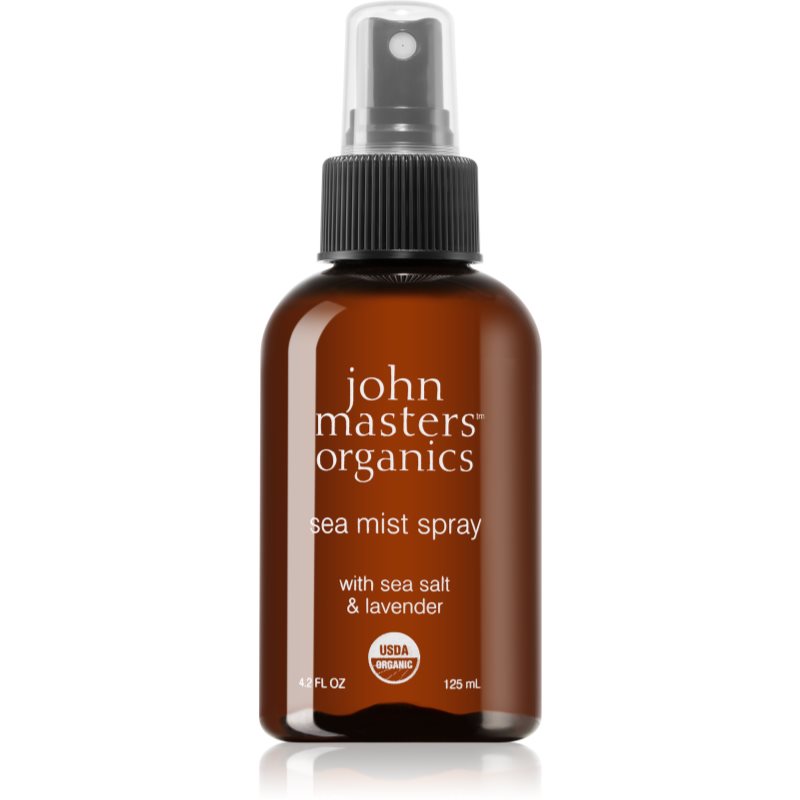 John Masters Organics Sea Mist sal marina con lavanda en spray  para cabello largo 125 ml