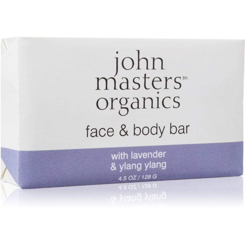 John Masters Organics Lavender & Ylang Ylang feuchtigkeitsspendende Seife Für Gesicht und Körper 128 g