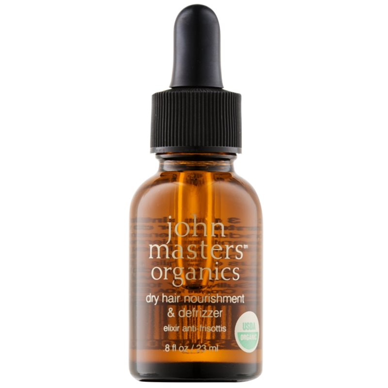 John Masters Organics Dry Hair Nourishment & Defrizzer aceite para el cuidado de la piel para alisar el cabello 23 ml