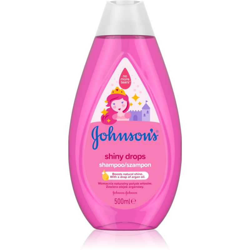 Johnson's® Shiny Drops champú suave para niños 500 ml