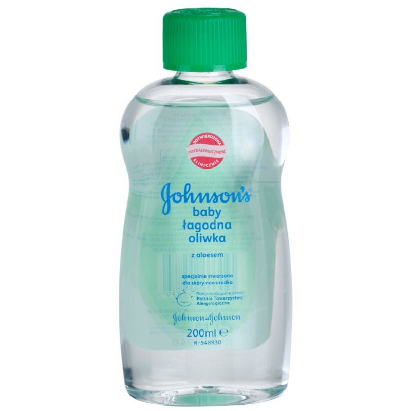 Johnson's® Care aceite para bebés con aloe vera 200 ml