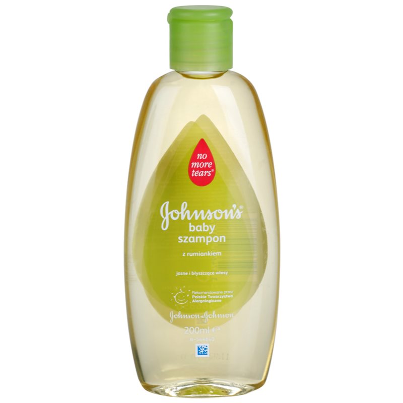 

Johnson's Baby Wash and Bath шампунь для світлого та блискучого волосся з екстрактом ромашки