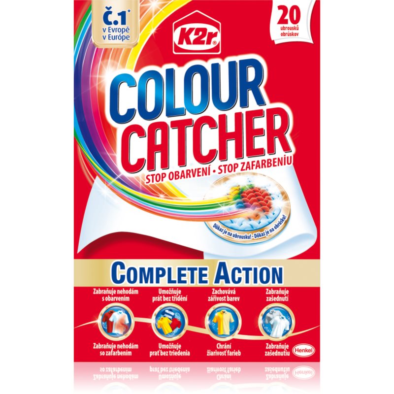 K2r Colour Catcher кърпички за пране срещу петна 20 бр.