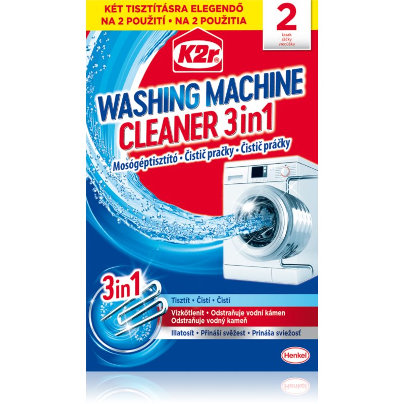 K2r Washing Maschine Cleaner препарат за почистване на перални машини 2 бр.