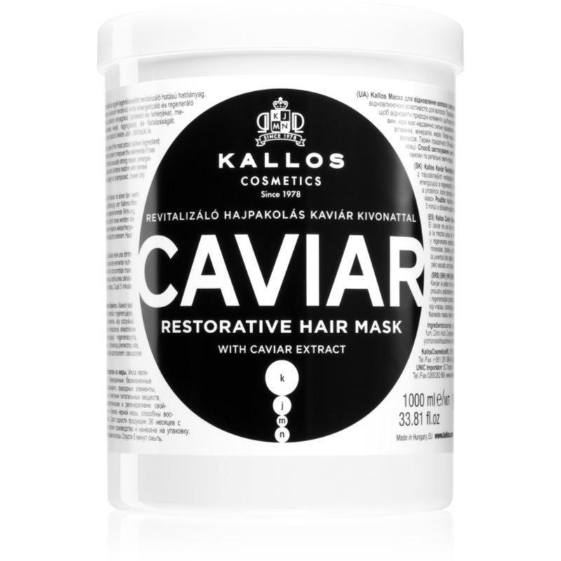 Kallos KJMN obnovující maska s kaviárem 1000 ml