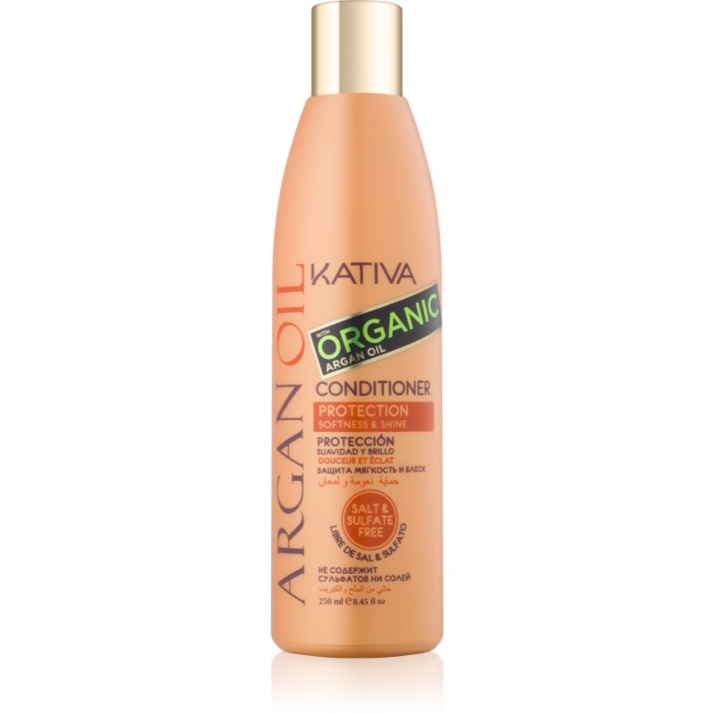 

Kativa Argan Oil захисний кондиціонер для блиску та шовковистості волосся