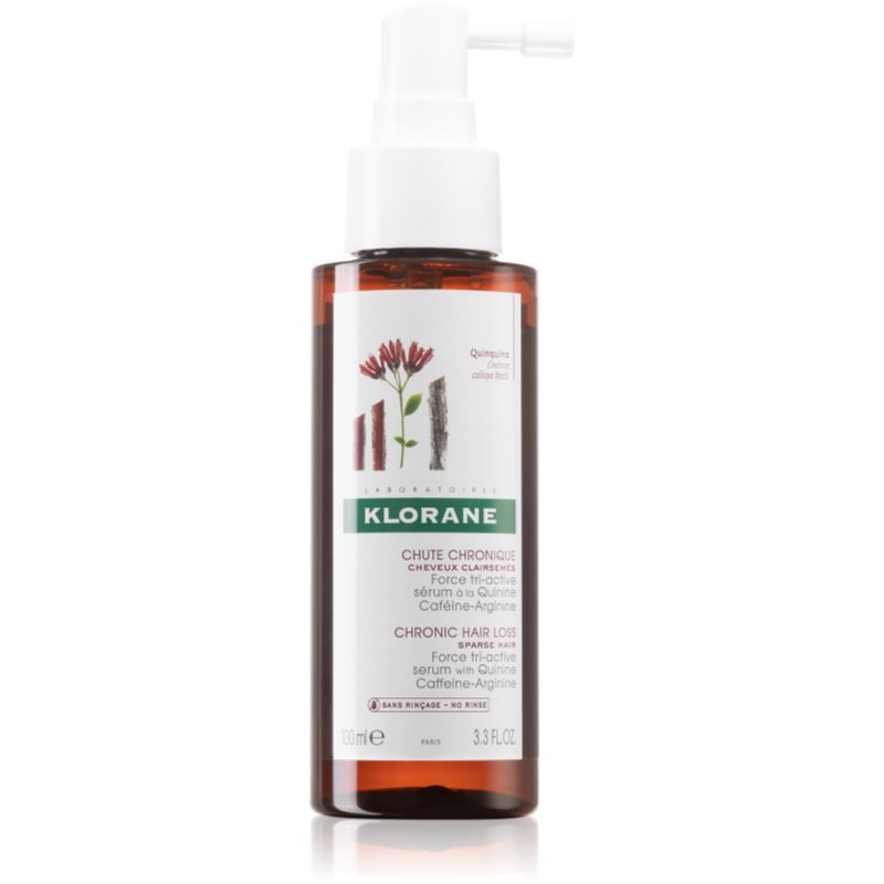 Klorane Chinin sérum proti chronickému vypadávaní vlasů s trojím účinkem 100 ml