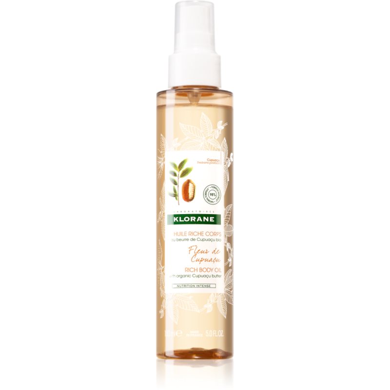 Klorane Cupuaçu Květy cupuacu výživný tělový olej 150 ml