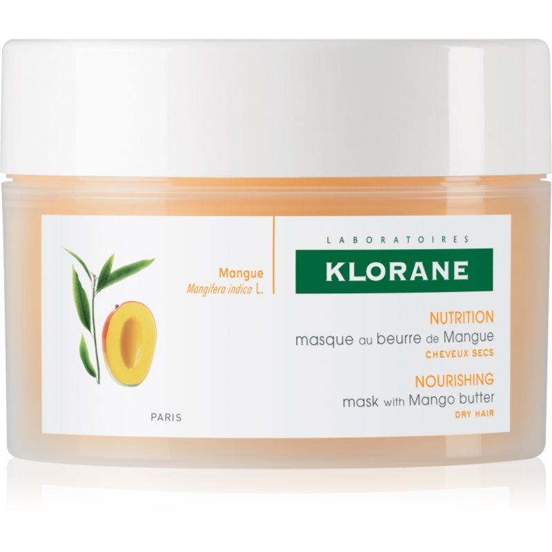 Klorane Mango vyživující maska pro suché a poškozené vlasy 150 ml