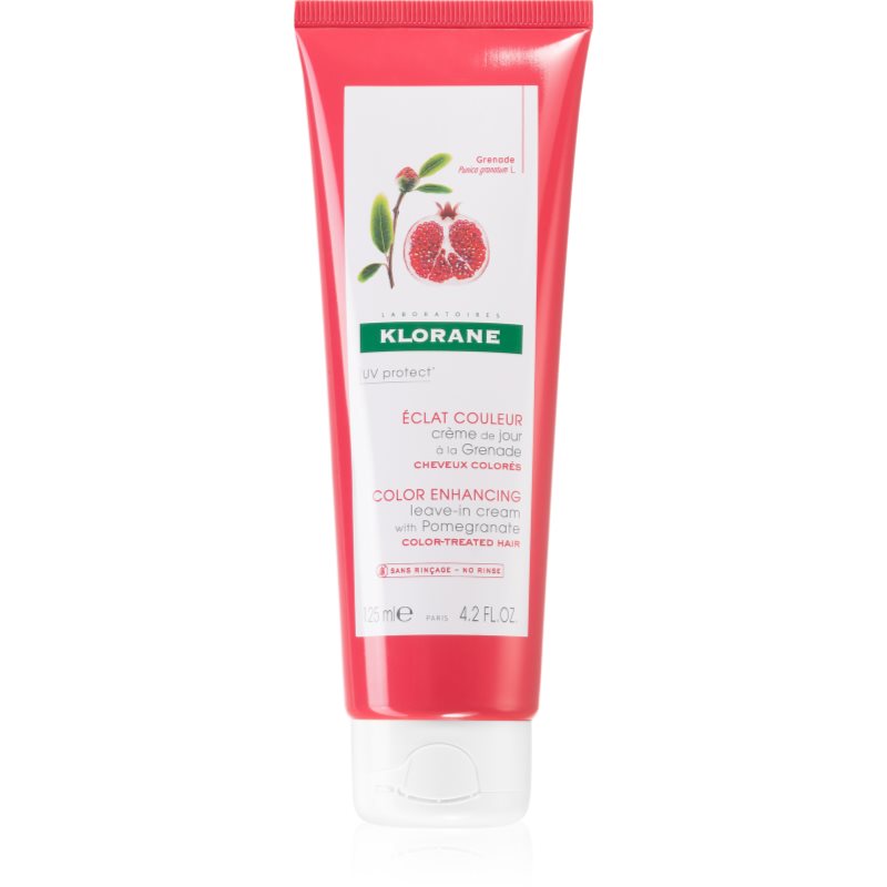 Klorane Granátové jablko bezoplachový kondicionér pro barvené vlasy 125 ml