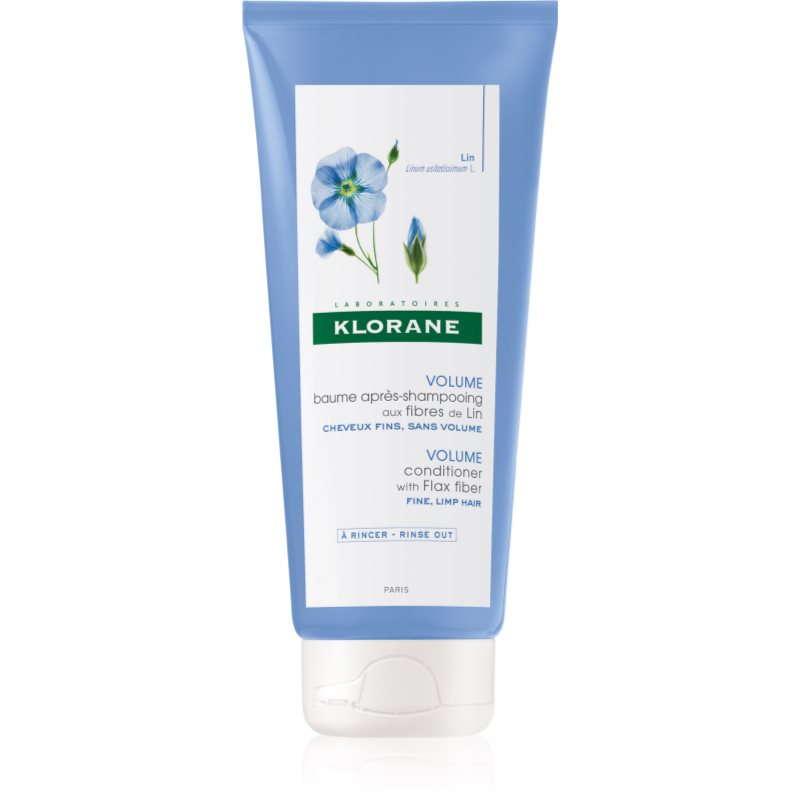 Klorane Flax Fiber kondicionér pro jemné a zplihlé vlasy 200 ml