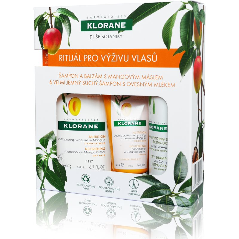 Klorane Mango dárková sada I. (s vyživujícím účinkem)