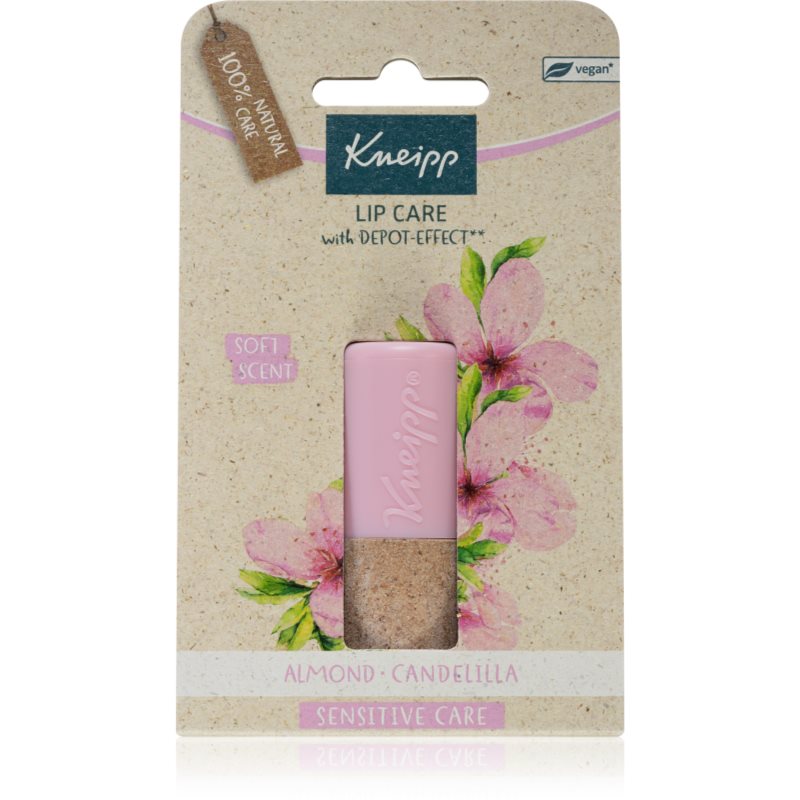 Kneipp Sensitive Care Almond & Candelilla balzám na rty příchuť Almond & Candelilla 4,7 g