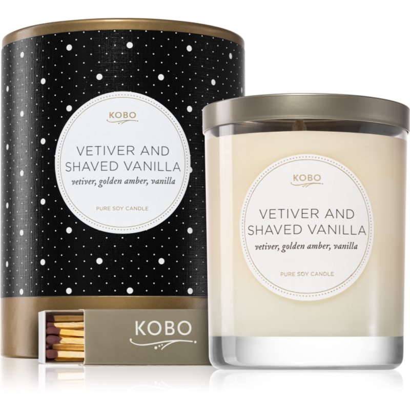 KOBO Coterie Vetiver and Shaved Vanilla vonná svíčka 312 g
