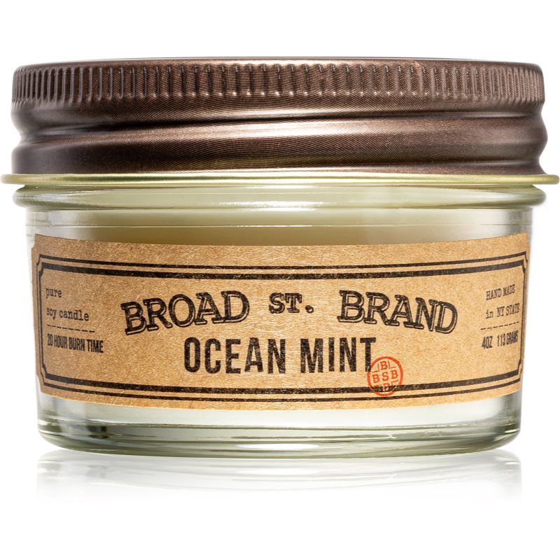 KOBO Broad St. Brand Ocean Mint vonná svíčka I. (apothecary) 113 g