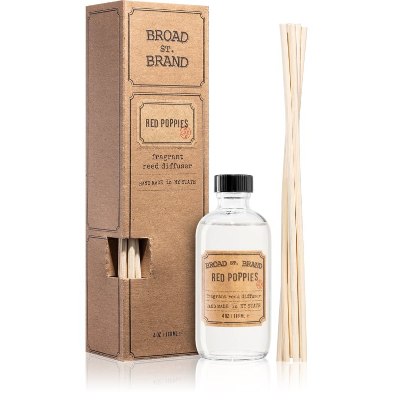 KOBO Broad St. Brand Red Poppies aroma difuzér s náplní 118 ml