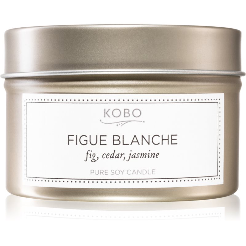 KOBO Motif Figue Blanche vonná svíčka v plechovce 113 g