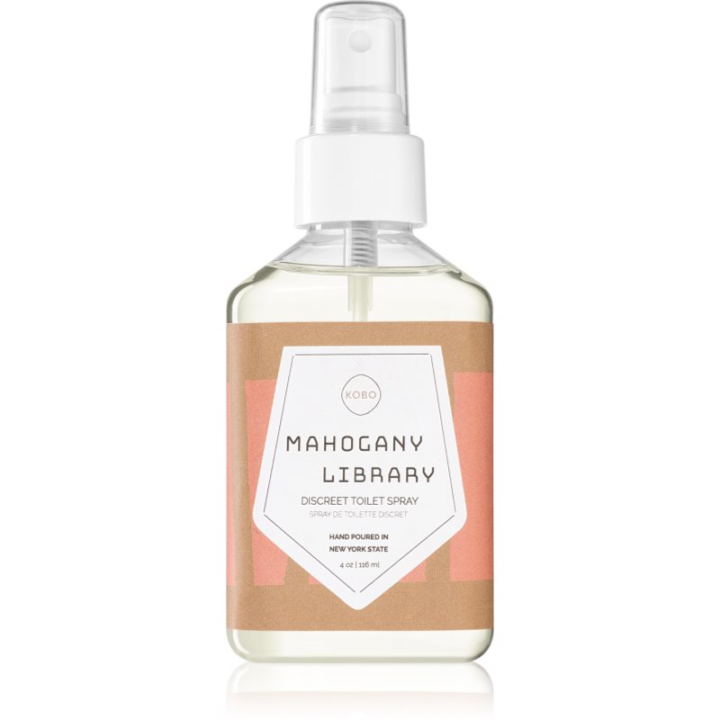 KOBO Pastiche Mahogany Library sprej do WC proti zápachu 116 ml