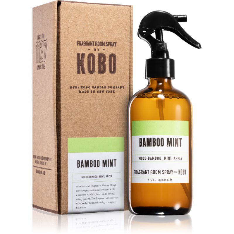KOBO Woodblock Bamboo Mint bytový sprej 236 ml