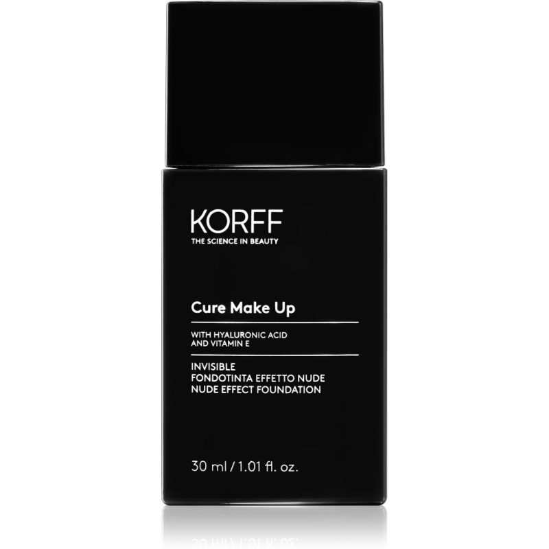 Korff Cure Makeup течен фон дьо тен за естествен вид цвят 02 Almond 30 мл.