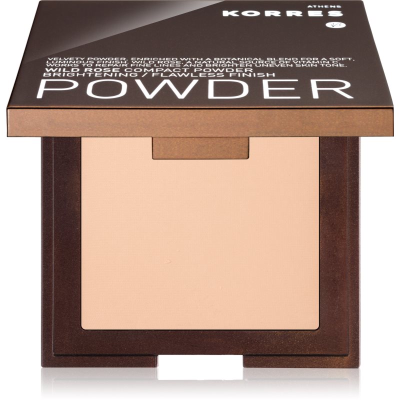

Korres Wild Rose компактна пудра для сяючої шкіри