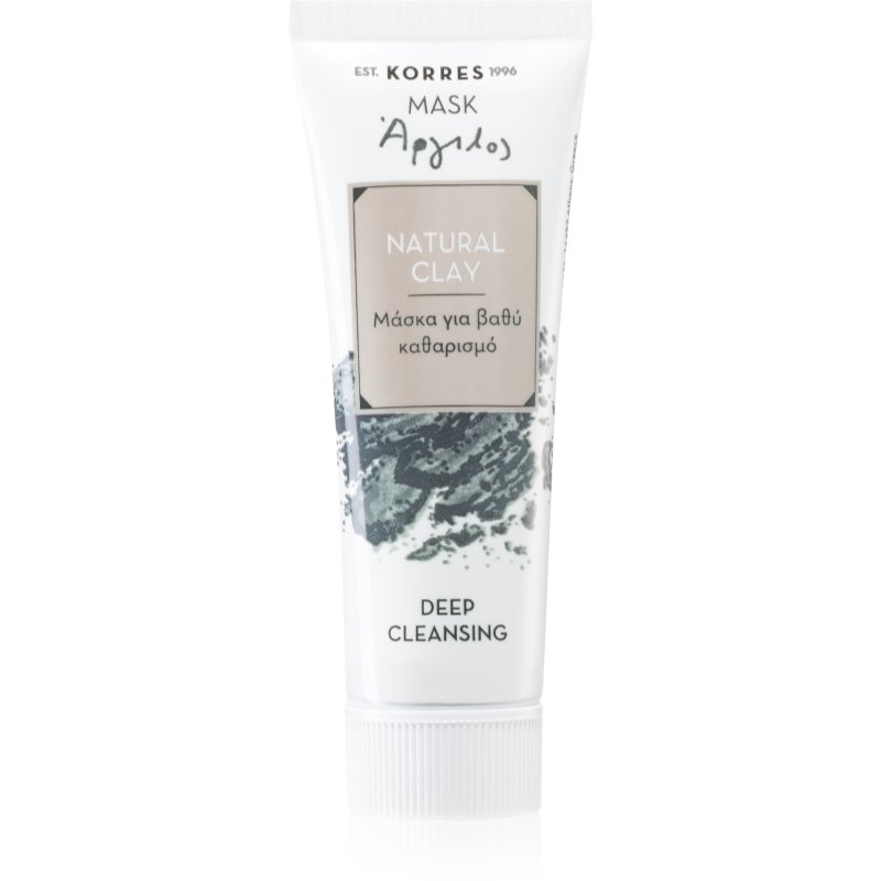 Korres Natural Clay дълбоко почистваща маска 18 мл.