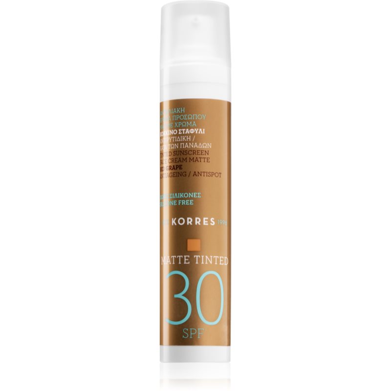 

Korres Red Grape тонуючий крем проти зморшок для вирівнювання тону шкіри SPF 30