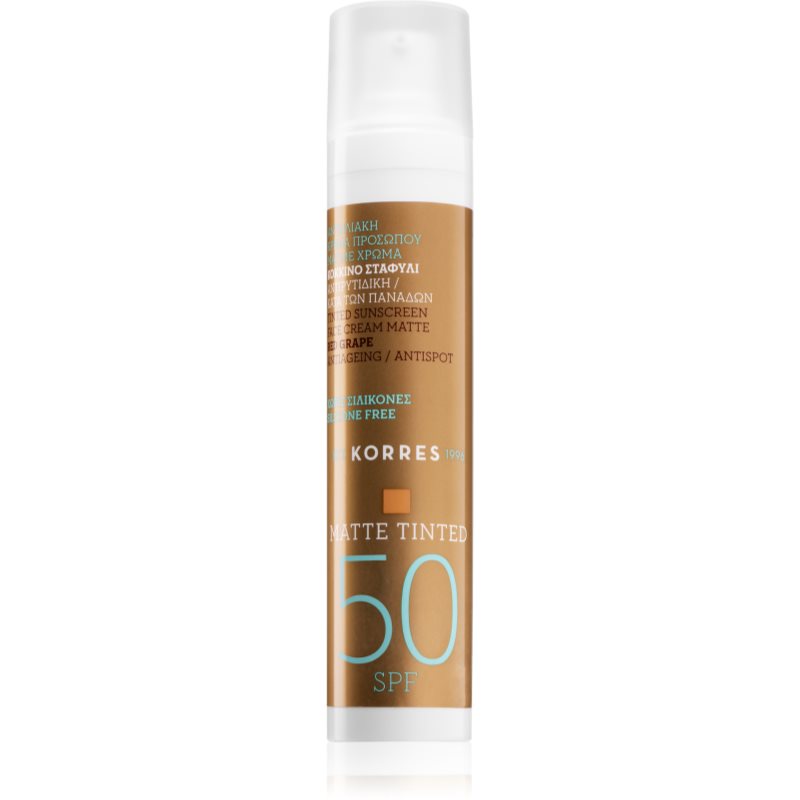 

Korres Red Grape тонуючий крем проти зморшок для вирівнювання тону шкіри SPF 50