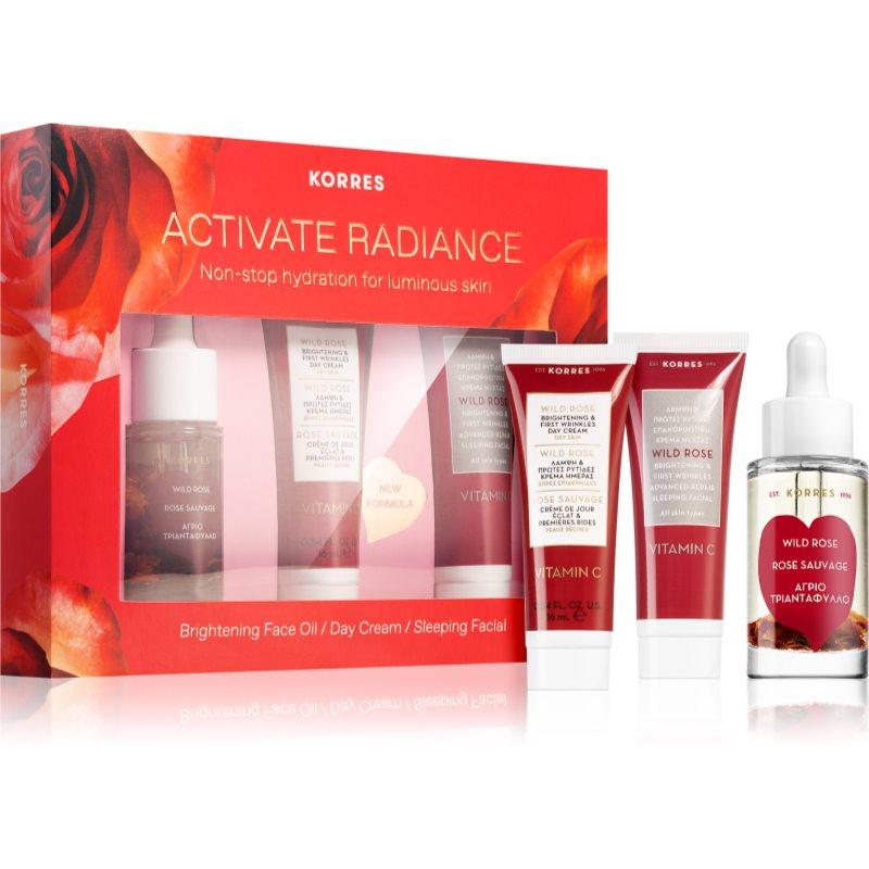 Korres Activate Radiance dárková sada (pro rozjasnění pleti)