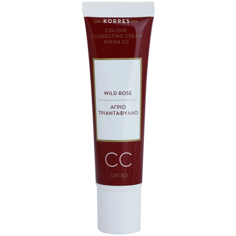 Korres Wild Rose rozjasňující CC krém SPF 30 odstín Light 30 ml