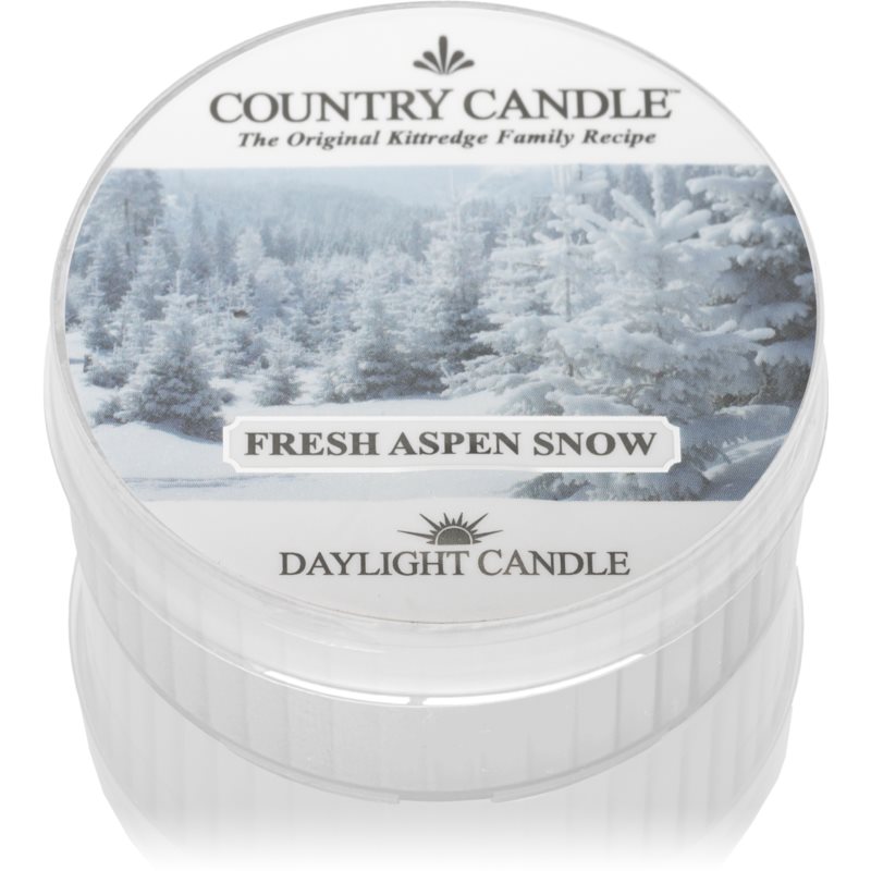 Country Candle Fresh Aspen Snow čajová svíčka 42 g