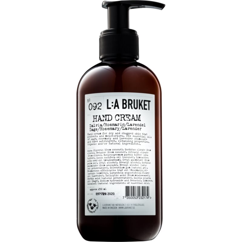 

L:A Bruket Body крем для рук з шавлією, розмаринем та лавандою