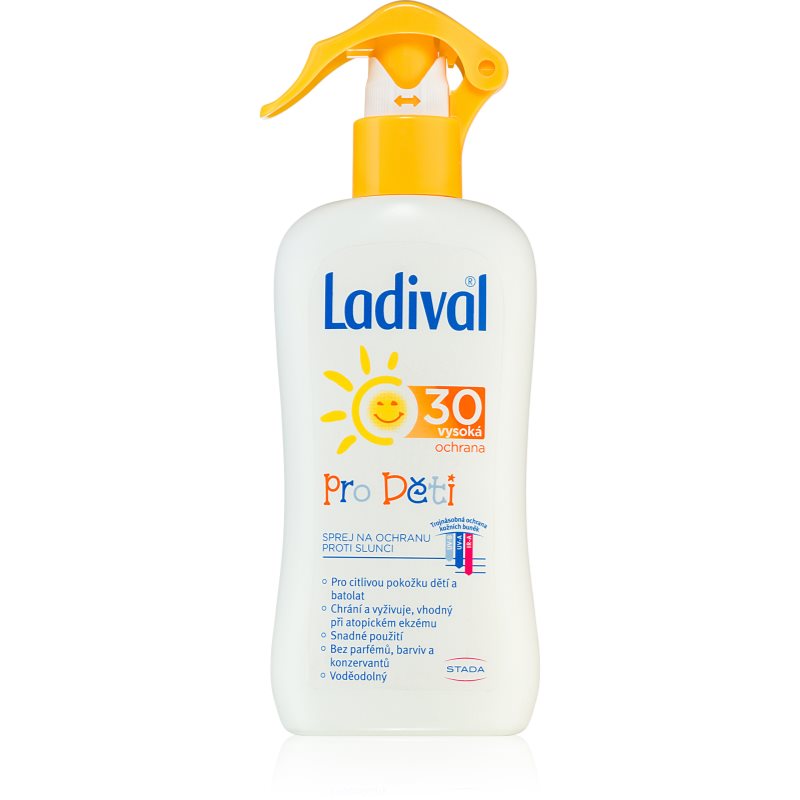 Ladival Pro Děti dětský sprej na opalování SPF 30 200 ml
