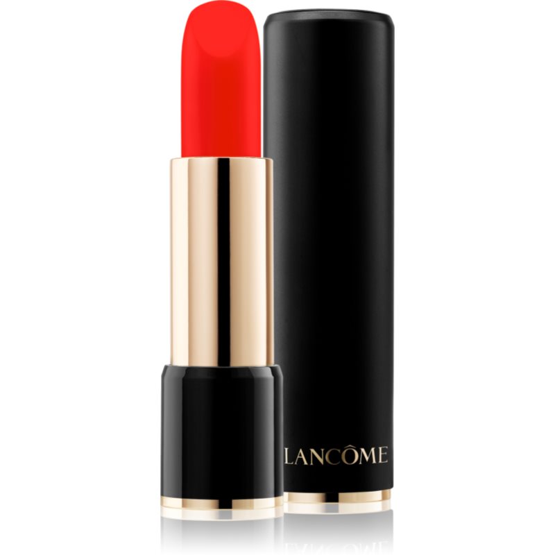 Lancôme L’Absolu Rouge Drama Matte barra de labios de larga duración con acabado mate tono 198  Rouge Flamboyant 4,2 g