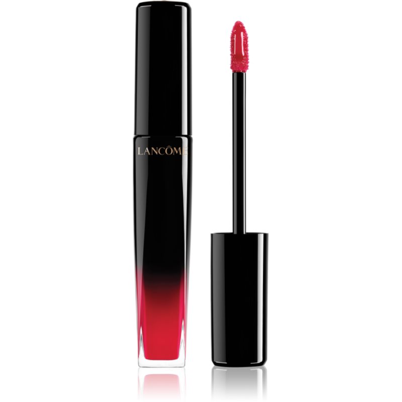 Lancôme L’Absolu Lacquer barra de labios líquida con brillo intenso tono 168 Rose Rouge 8 ml