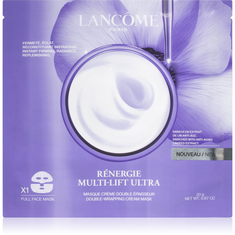 Lancôme Rénergie Multi-Lift Ultra платнена маска за интензивно опъване и озаряване на кожата на лицето 1 ks 1 бр.