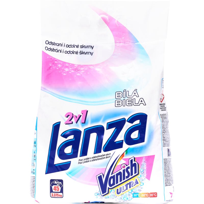 Lanza Vanish White прах за пране 2 в 1 3375 гр.