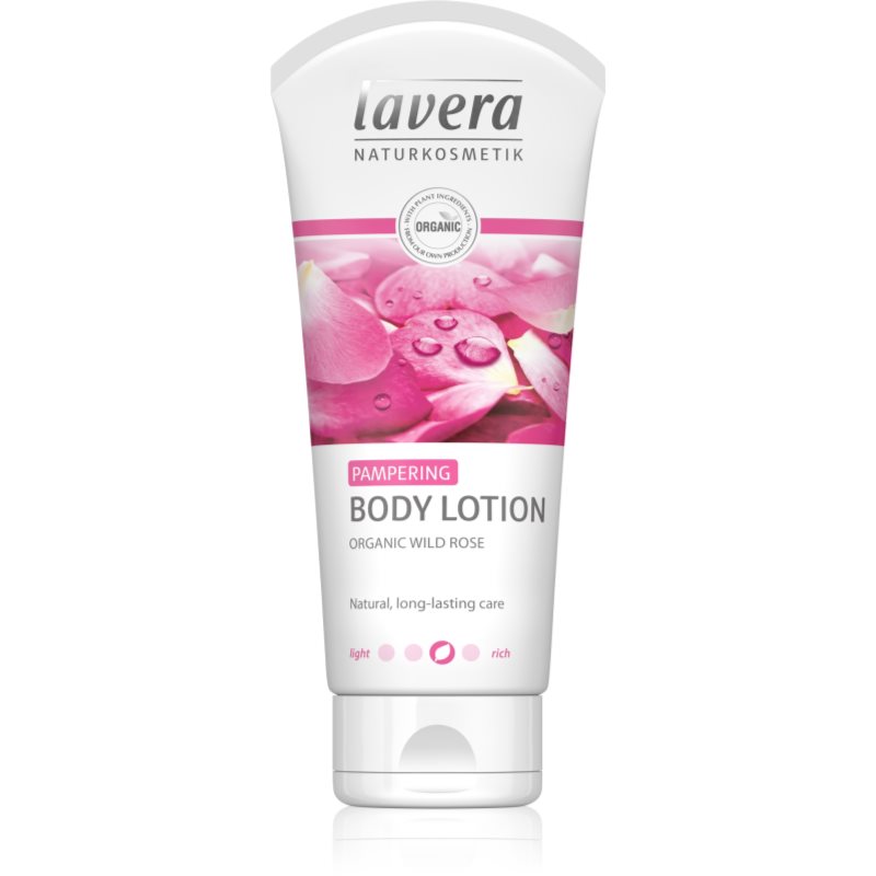 Lavera Organic Wild Rose hydratační tělové mléko 200 ml