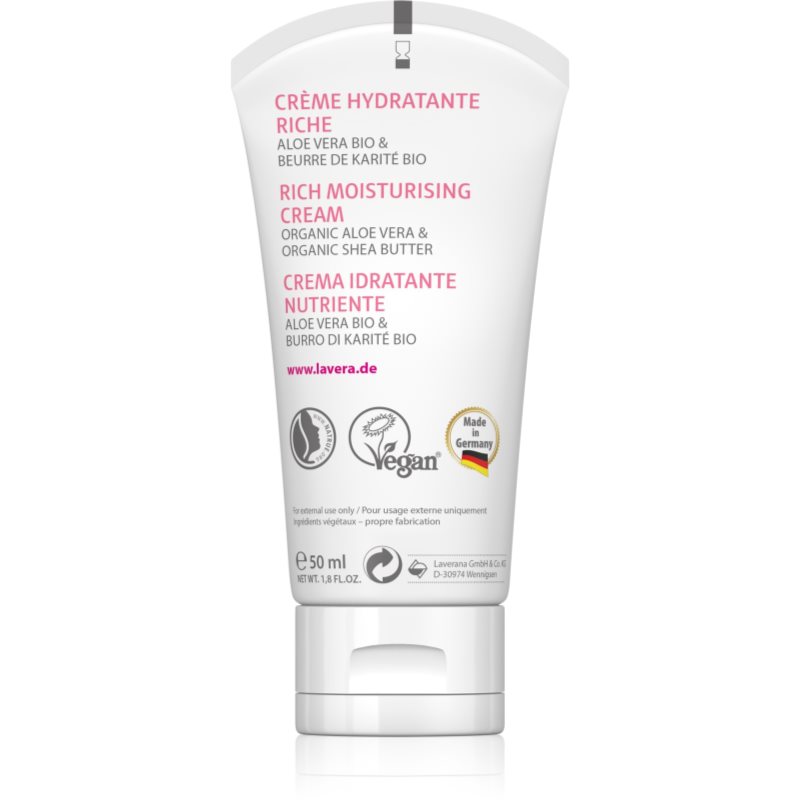 Lavera Basis Sensitiv bohatý hydratační krém 50 ml
