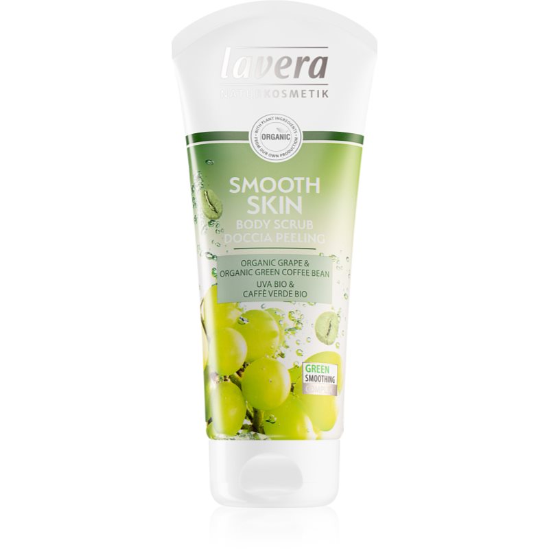 Lavera Smooth Skin tělový sprchový peeling 200 ml