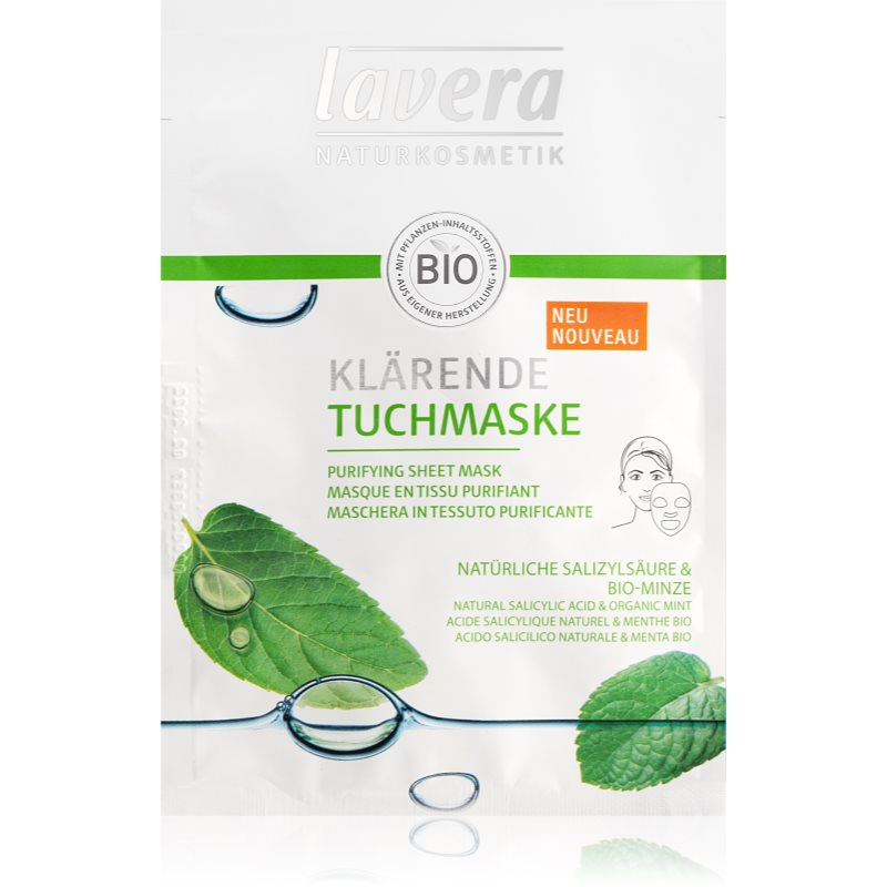 Lavera Sheet Mask почистваща маска