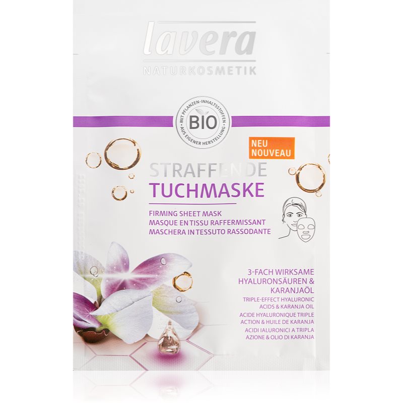 Lavera Sheet Mask платнена маска със стягащ ефект