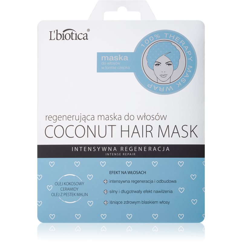 L’biotica Hair Mask регенерираща маска за коса Coconut