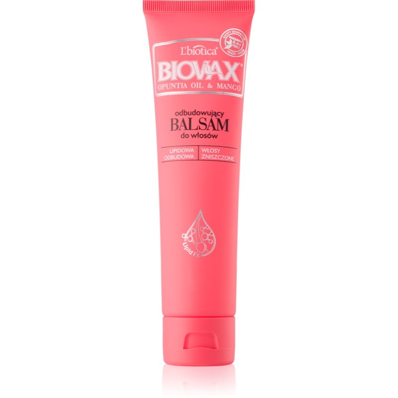 

L’biotica Biovax Opuntia Oil & Mango незмиваючий догляд для пошкодженого волосся